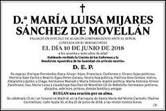 María Luisa Mijares Sánchez de Movellán